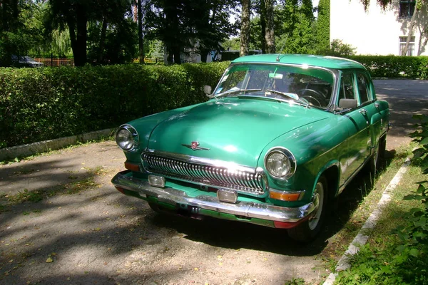 Volga Gaz Carro Passageiros Soviético — Fotografia de Stock