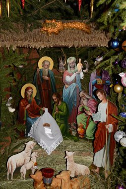 Manastırda Noel beşiği