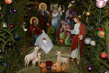 Manastırda Noel beşiği