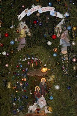 Manastırda Noel beşiği