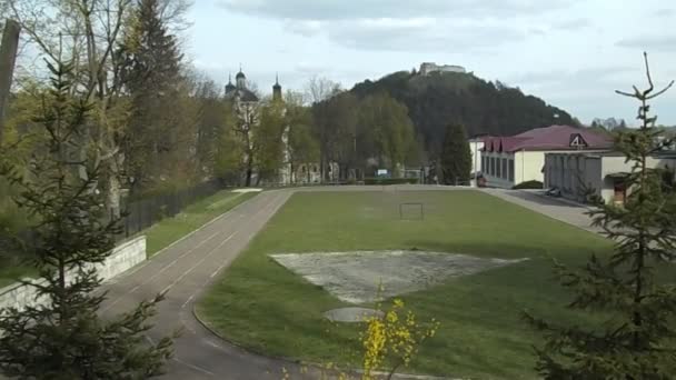 Vue Générale Colline Château — Video