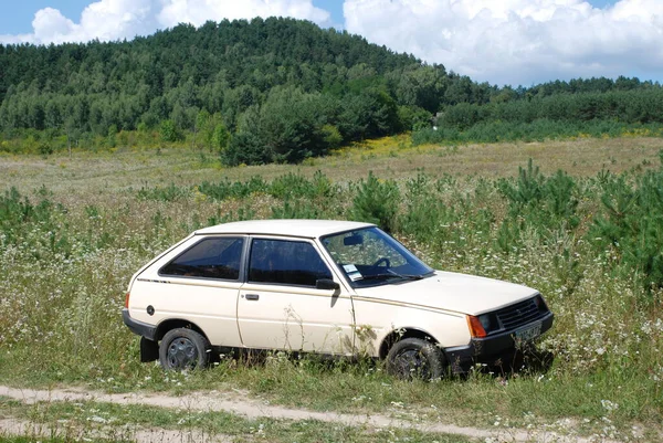 Zaz 1102 Tavriya Egy Első Kerék Meghajtású Autó — Stock Fotó