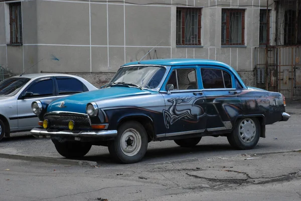 Volga Gaz Coche Pasajeros Soviético — Foto de Stock