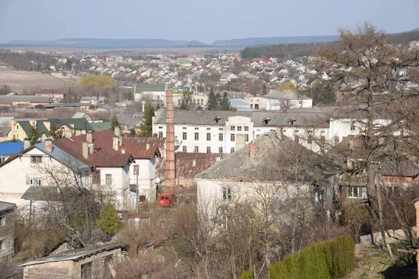 Вид Вікна Місто — стокове фото