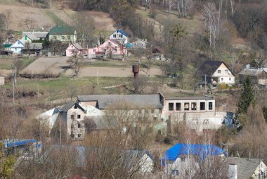 Eski kalenin kalıntıları.