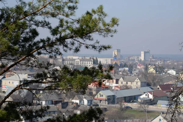 Provinzielle Kleine Stadt Der Westukraine — Stockfoto