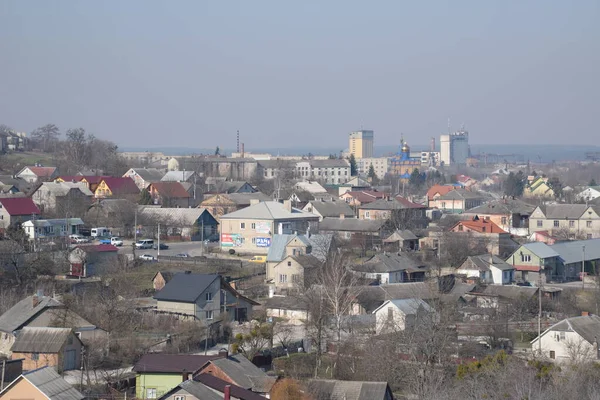 Provinciale Piccola Città Dell Ucraina Occidentale — Foto Stock