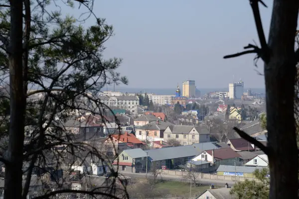 Prowincjonalne Małe Miasto Zachodniej Ukrainy — Zdjęcie stockowe
