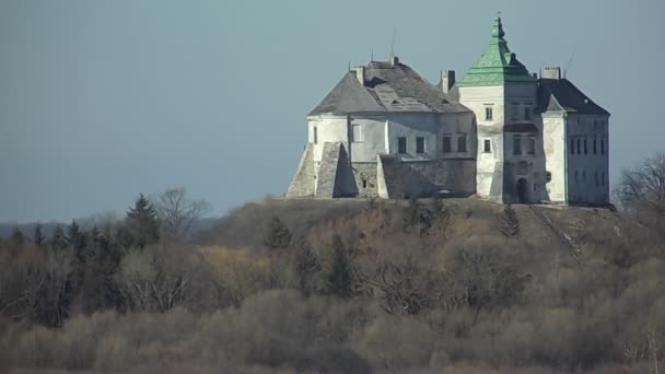 Vista Geral Castelo Olesko — Vídeo de Stock