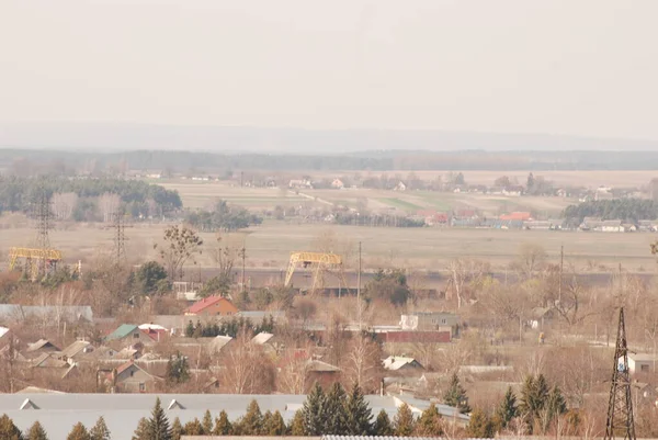 Vue Fenêtre Ville — Photo