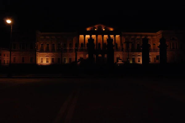 Luzes Noturnas São Petersburgo — Fotografia de Stock