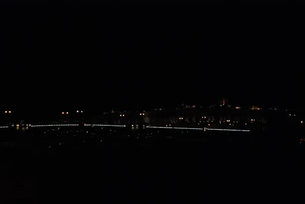 サンクトペテルブルクの夜のライト — ストック写真