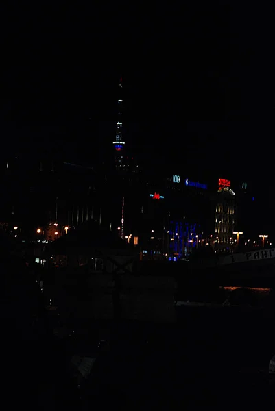 Noční Světla Petrohradu — Stock fotografie