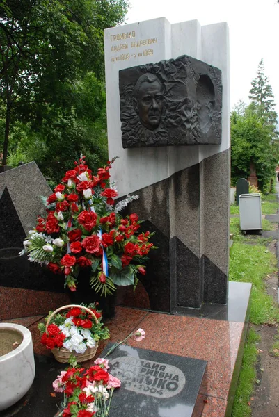 Cemitério Novodevichy Cemitério Convento Novodevichy — Fotografia de Stock