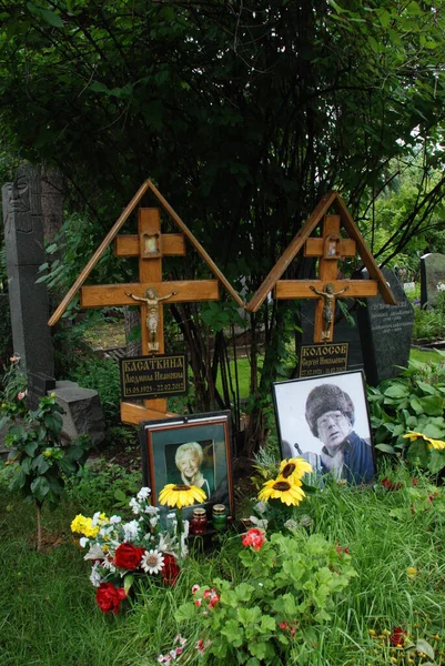 Cimitero Novodevichy Cimitero Convento Novodevichy — Foto Stock