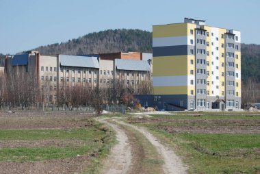 Küçük bir kasaba.