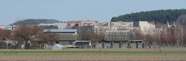 Una Pequeña Ciudad Rural — Foto de Stock