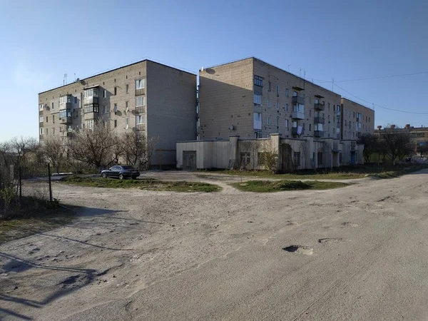 Una Pequeña Ciudad Rural — Foto de Stock