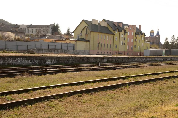 Liten Stad Landet — Stockfoto