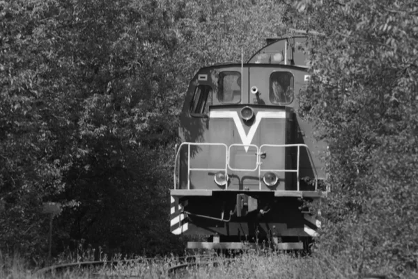 Locomotiva Manovra Sovietica Seriale Tgm3 — Foto Stock