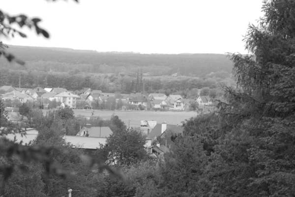 Eine Kleine Stadt Auf Dem Land — Stockfoto