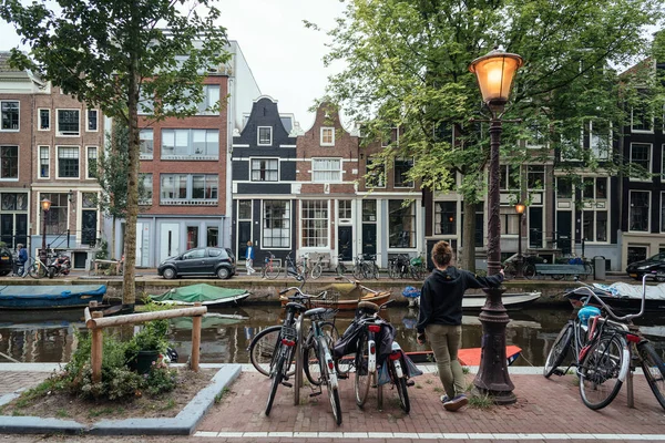 Street in Amsterdam — Stock Photo, Image