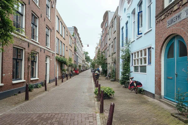 Straat in amsterdam — Stockfoto