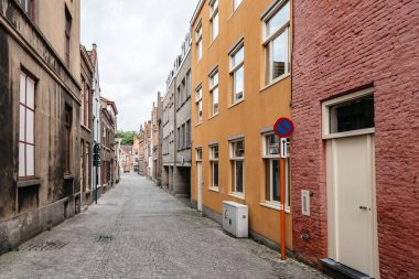 Cityscape Bruges ortaçağ şehir