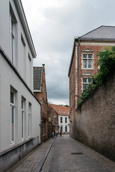 Stadtbild der mittelalterlichen Stadt Brügge — Stockfoto