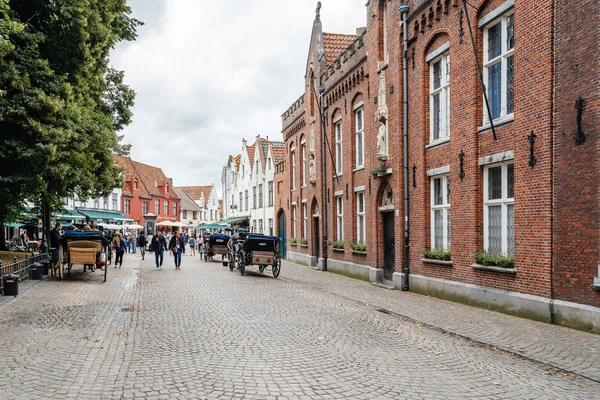 Stadtbild der mittelalterlichen Stadt Brügge — Stockfoto