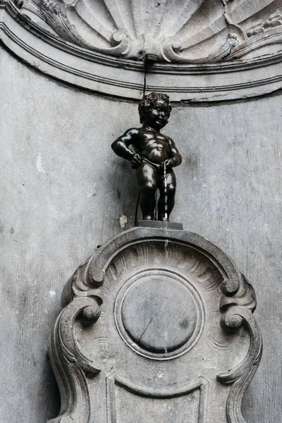 Manneken Pis in Brussels — Stock Photo, Image