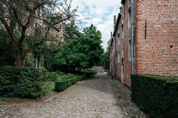 Grünanlage im Beginenhof von Leuven — Stockfoto