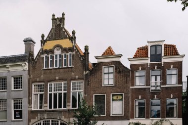 Tipik mimari yapılar Gouda Hollanda şehir