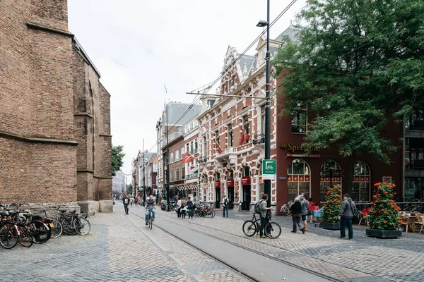 Vista de la plaza en el centro de La Haya . —  Fotos de Stock