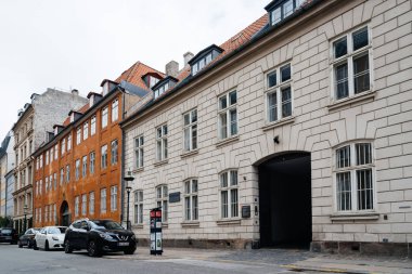 Kopenhag şehir merkezinde sokak