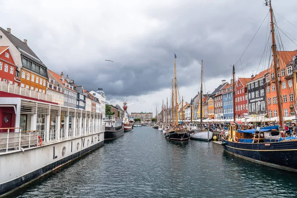Porto de Nyhavn em copenhagen — Fotografia de Stock