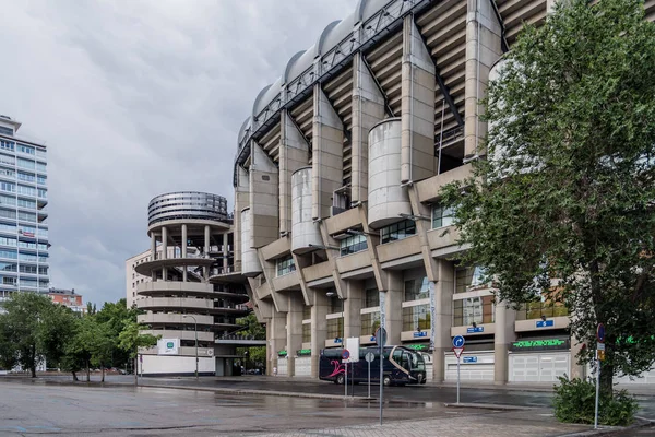 Santiago Bernabeu Stadium. It is the current home stadium of Rea — Stock Photo, Image