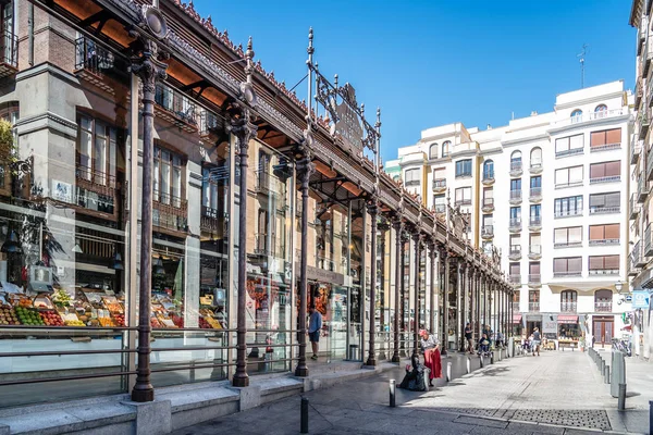 Madrid içinde San Miguel çarşı — Stok fotoğraf