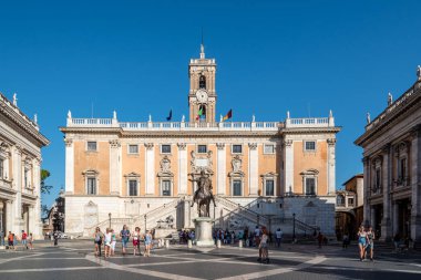 Campidoglio kare görünümünü Rönesans sanatçısı tarafından oluşturulan ve 