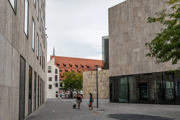 Synagogan Ohel Jakob och Jewish Museum i München — Stockfoto