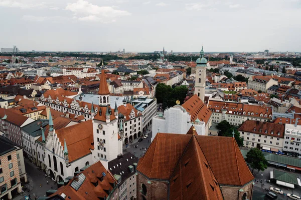 MU'nun tarihi şehir merkezinin manzaralı panoramik yüksek açılı görünüş