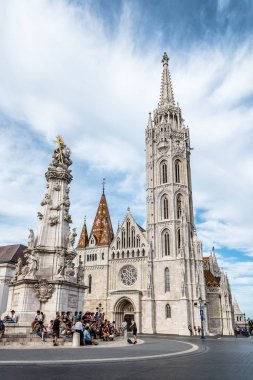 Matthias kilise Budapeşte bir güneşli gün yaz