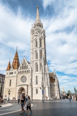 Matthias kilise Budapeşte bir güneşli gün yaz