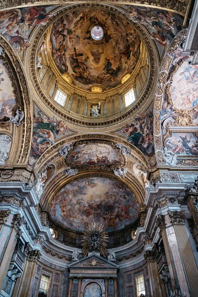 Interior view of the the Church of Gesu in Rome — Stock Photo, Image