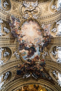 İç görünümünü Roma Gesu Kilisesi