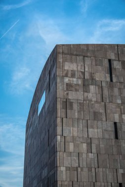 Viyana'da Mumok müzede günbatımı