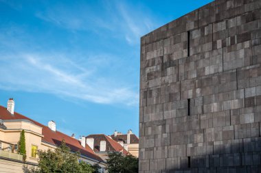 Viyana'da Mumok müzede günbatımı