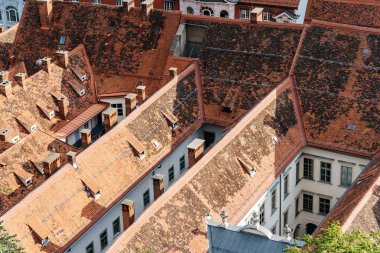 Cityscape Schlossberg dan Graz