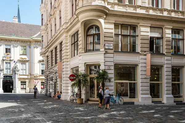 비엔나에서 보행자 거리 — 스톡 사진