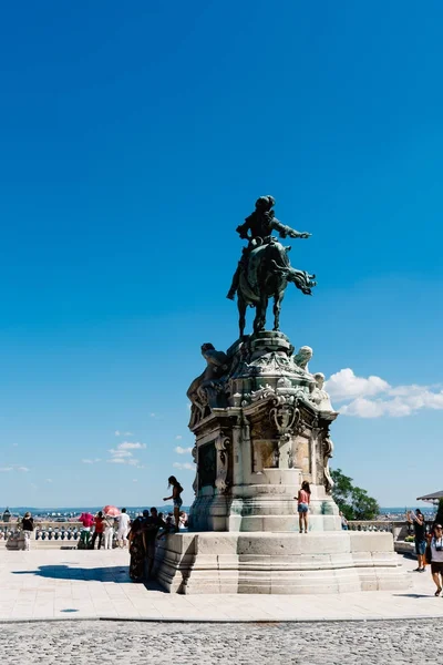 Pomnik księcia Eugeniusza Sabaudzkiego w Budapeszcie — Zdjęcie stockowe